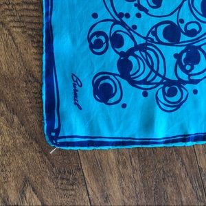 Vintage signed silk Burmel scarf Italian made NICE